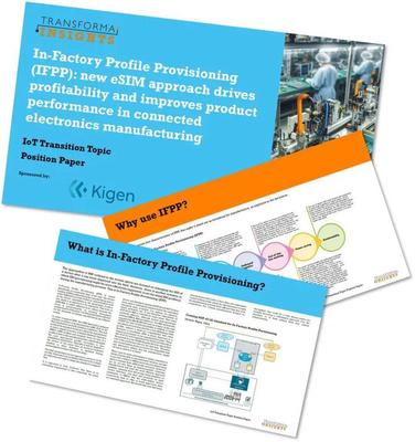Transforma Insights 研究發(fā)現(xiàn)工廠(chǎng)內(nèi)碼號(hào)配置(IFPP) 在簡(jiǎn)化互聯(lián)產(chǎn)品的 SIM 管理方面發(fā)揮著關(guān)鍵作用